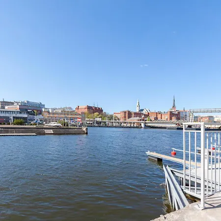 Apartly- Bulvar41, Balkon & Widok Na Odre Stettin